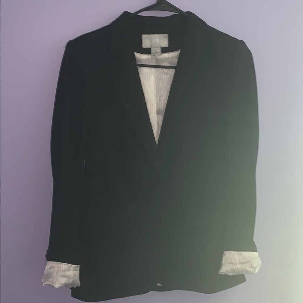 H&M Black Blazer (4) (34)